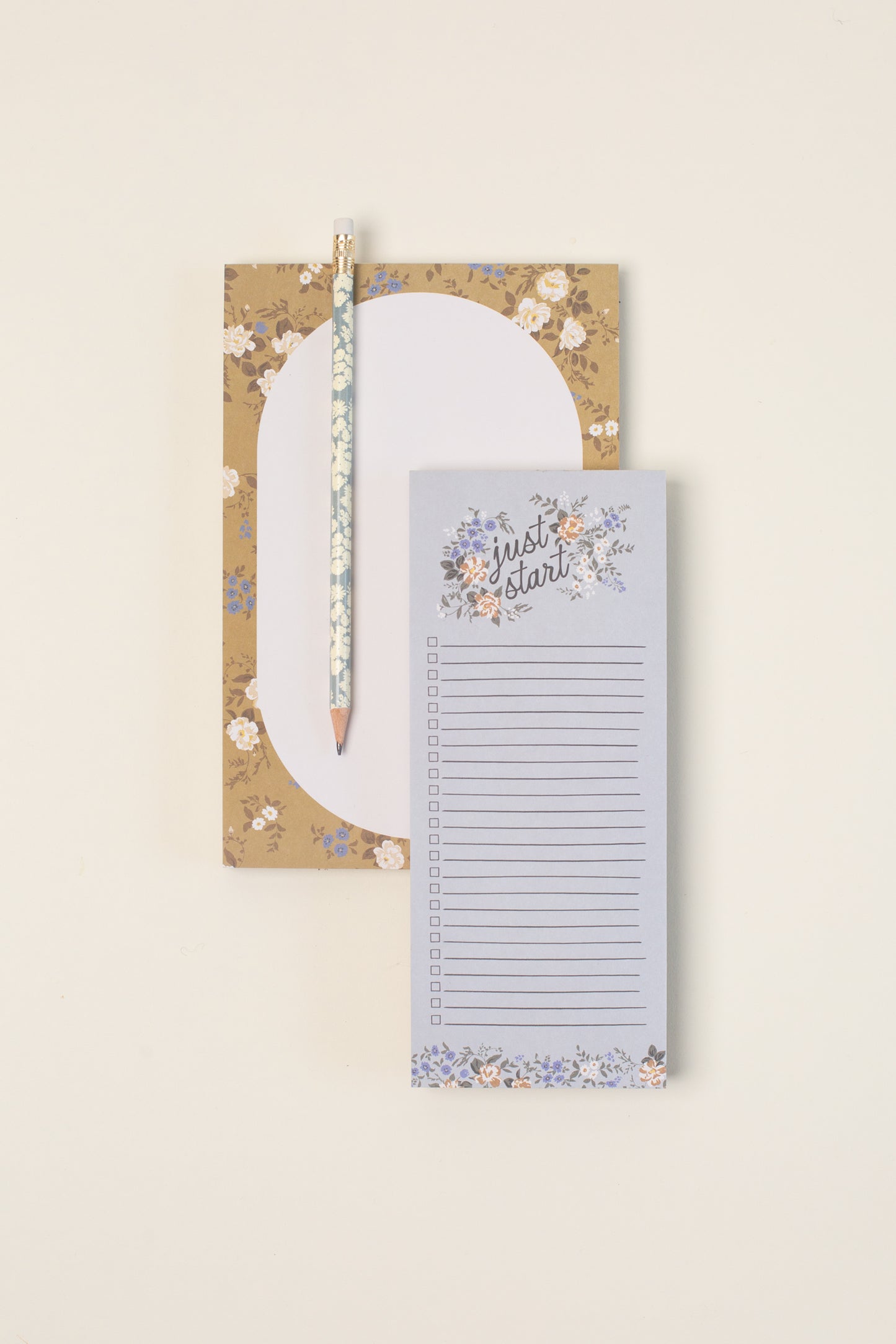 This Blossom Large Notepad by Bonnie Christine offers 75 tear-off sheets on smooth, uncoated paper with a generous canvas for big ideas, to-do lists, or creative brainstorming, adorned with delicate floral designs. Pairs perfectly with the Blossom Lists Notepad