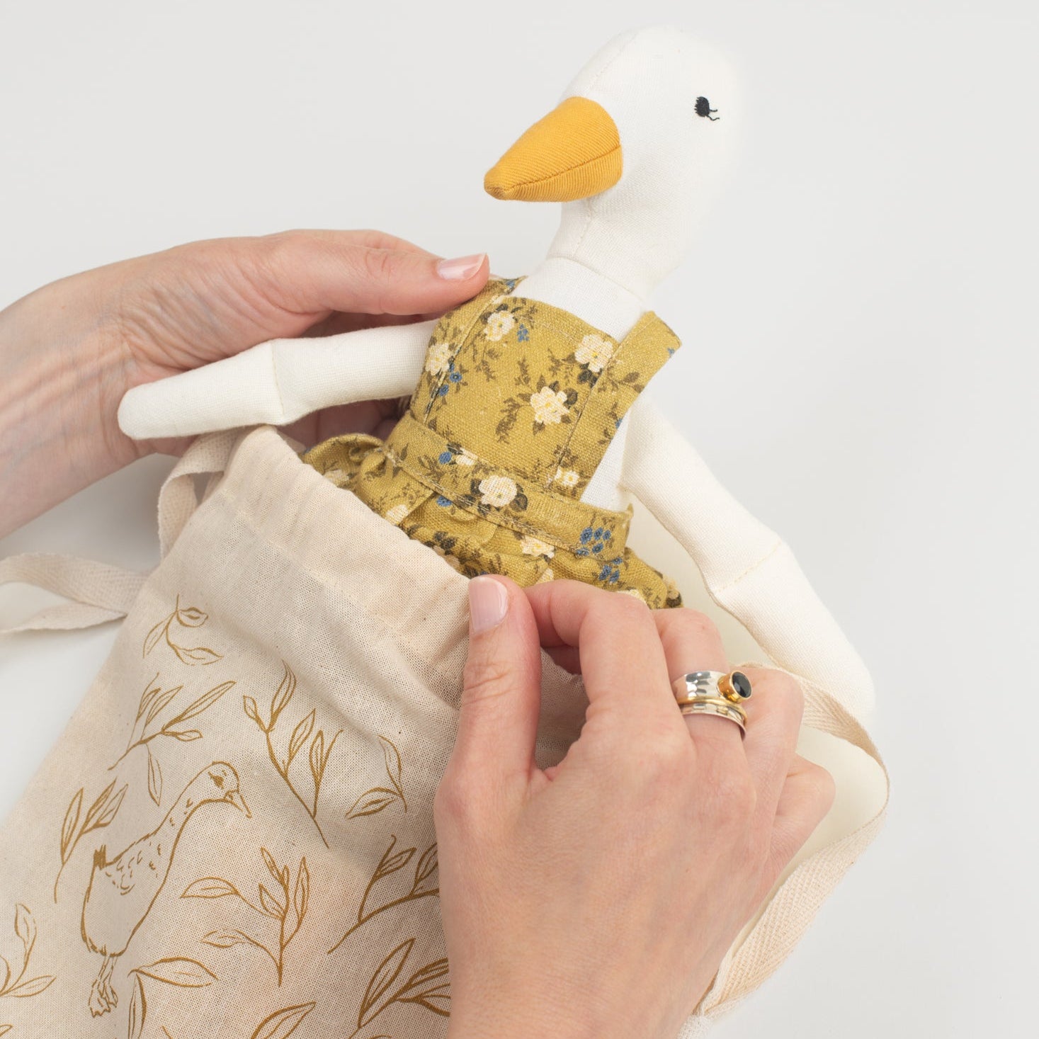 Birdie | Softie Duck Doll – Shop Flowerie