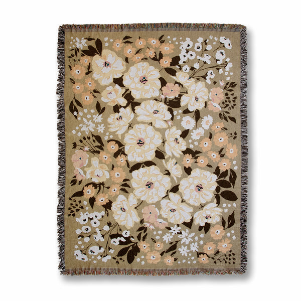 Woven Blanket | Golden Meadow – Shop Flowerie