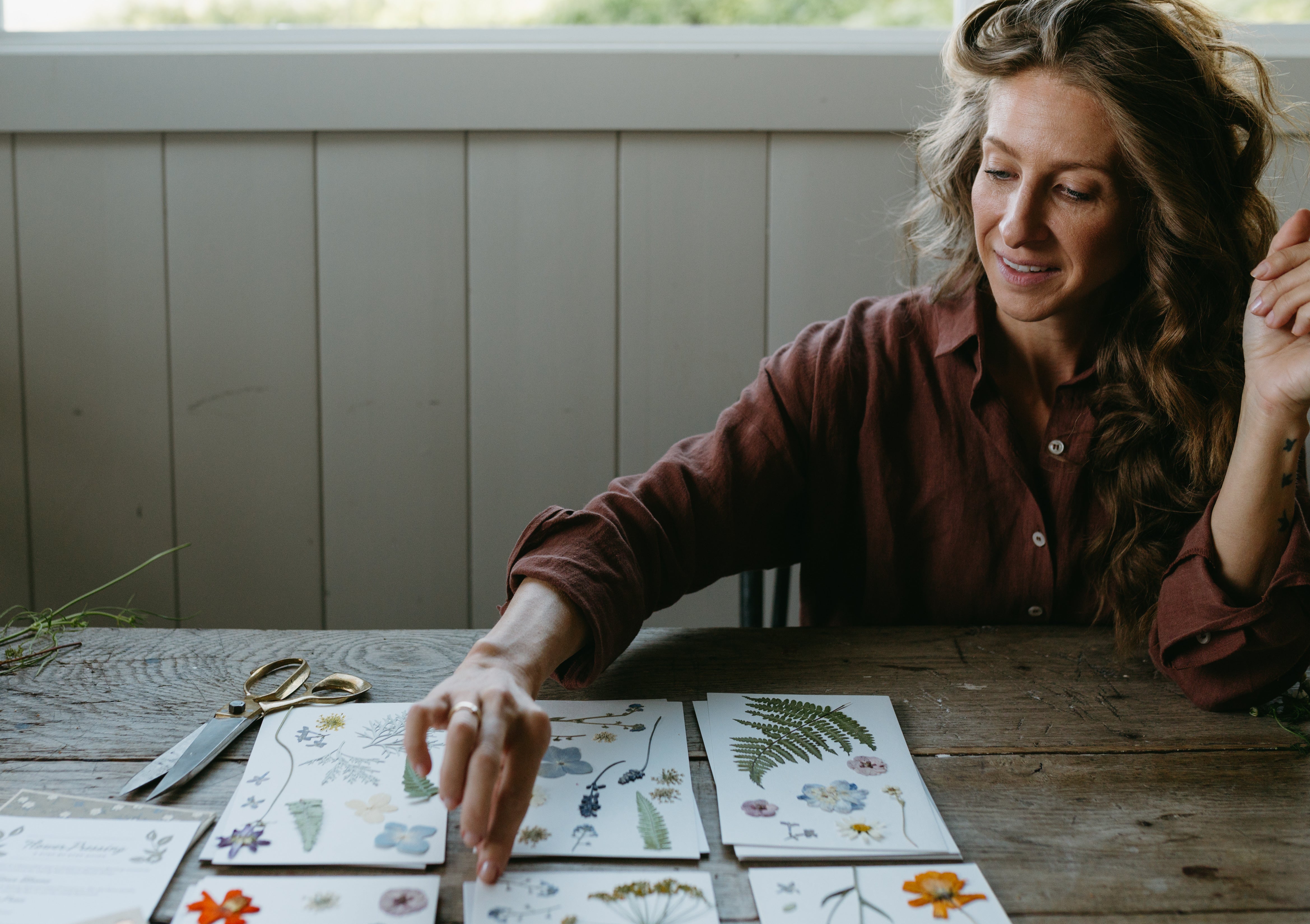 Linen Flower Press Kit | The Forager's Book of Wildflowers – Shop