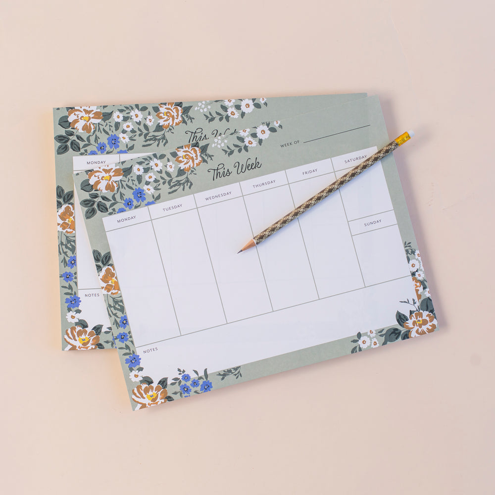 Blossom Weekly Notepad